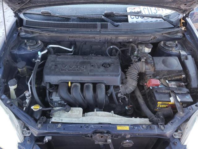 2T1KR32E65C460995 - 2005 TOYOTA MATRIX XR BLUE photo 11