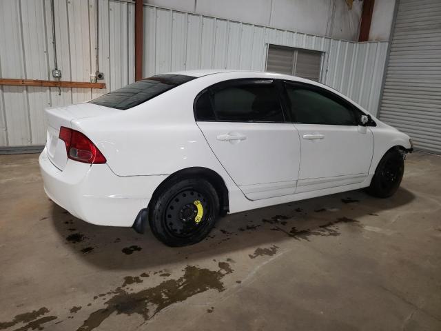 2HGFA16548H345928 - 2008 HONDA CIVIC LX WHITE photo 3