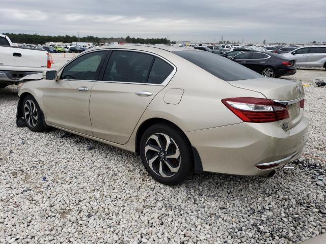 1HGCR3F86HA004529 - 2017 HONDA ACCORD EXL TAN photo 2