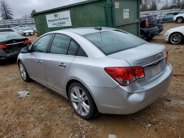 1G1PG5SB4G7119539 - 2016 CHEVROLET CRUZE LIMI LTZ SILVER photo 2