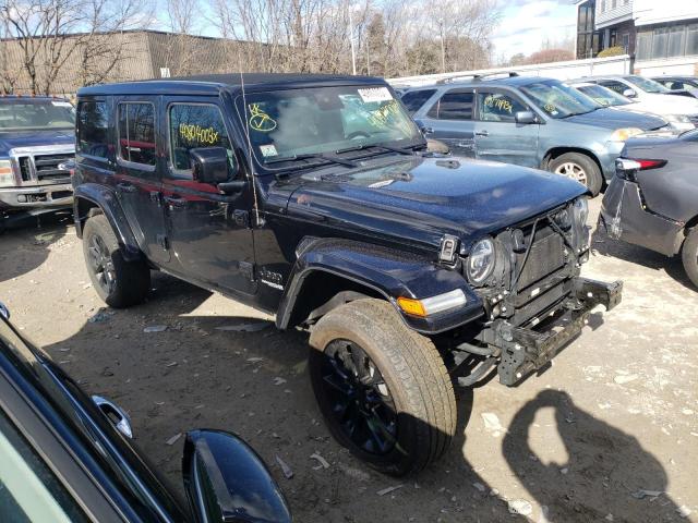 1C4HJXEG2MW596505 - 2021 JEEP WRANGLER U SAHARA BLACK photo 4