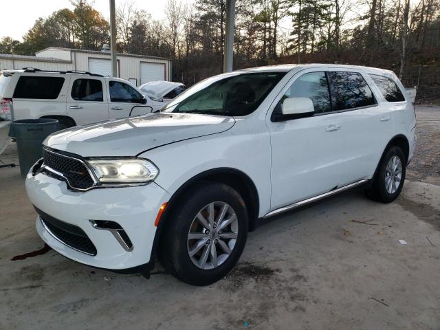 1C4RDHAG8MC639530 - 2021 DODGE DURANGO SXT WHITE photo 1