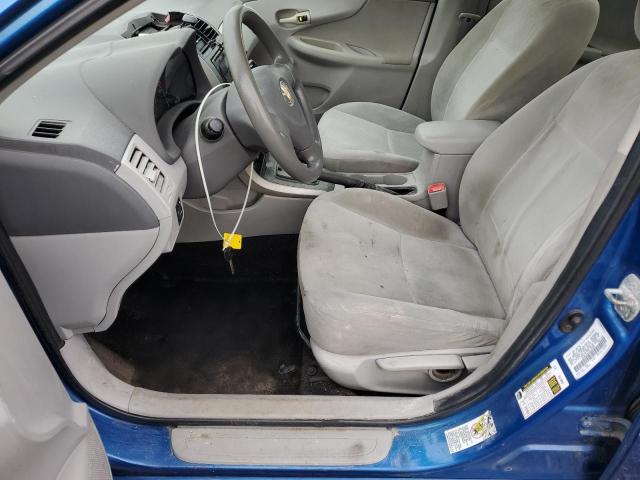 1NXBU40E09Z027250 - 2009 TOYOTA COROLLA BASE BLUE photo 7
