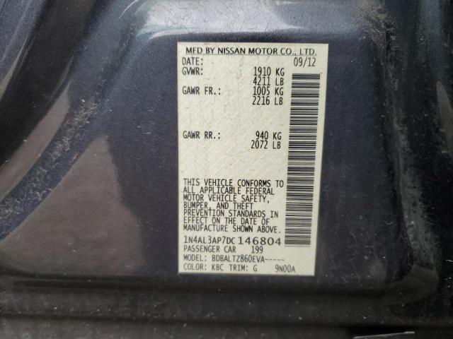 1N4AL3AP7DC146804 - 2013 NISSAN ALTIMA 2.5 GRAY photo 13