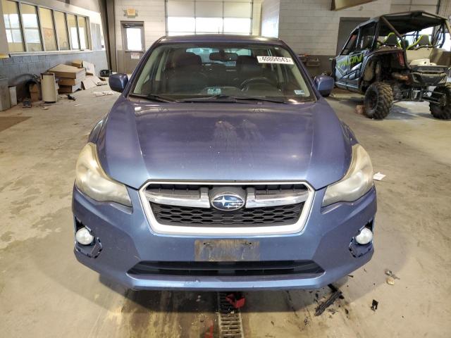 JF1GPAH65E8240409 - 2014 SUBARU IMPREZA LIMITED BLUE photo 5