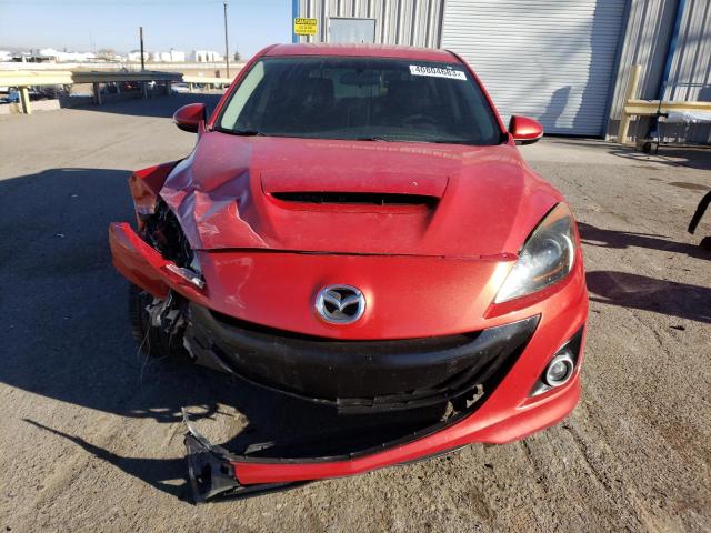 JM1BL1K30B1409934 - 2011 MAZDA SPEED 3 RED photo 5