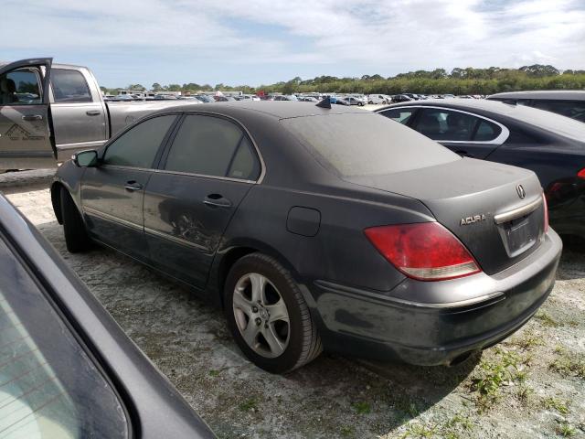 JH4KB16535C012398 - 2005 ACURA RL BLACK photo 2