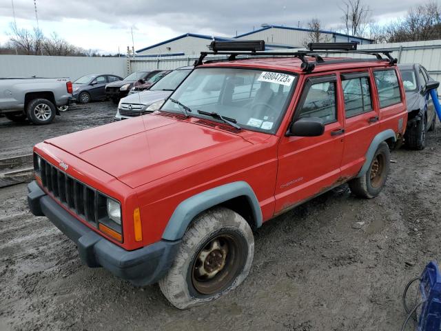 1J4FJ28S4WL274733 - 1998 JEEP CHEROKEE SE RED photo 1