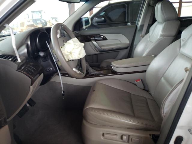 2HNYD2H42BH518162 - 2011 ACURA MDX TECHNOLOGY WHITE photo 7