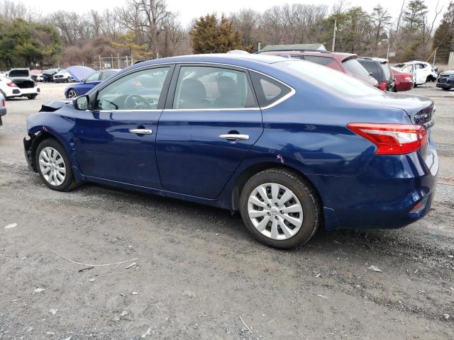 3N1AB7AP1GY333586 - 2016 NISSAN SENTRA S BLUE photo 2