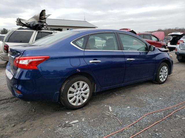 3N1AB7AP1GY333586 - 2016 NISSAN SENTRA S BLUE photo 3