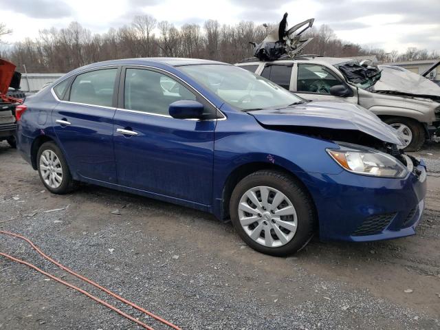 3N1AB7AP1GY333586 - 2016 NISSAN SENTRA S BLUE photo 4