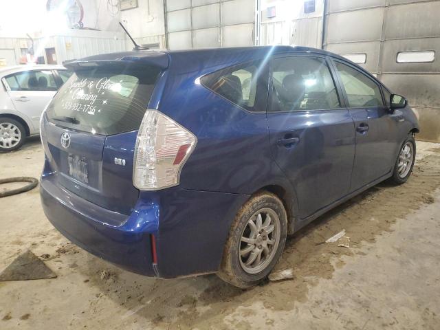 JTDZN3EU6D3257903 - 2013 TOYOTA PRIUS V BLUE photo 3