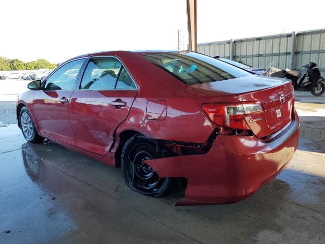 4T1BF1FK2EU741512 - 2014 TOYOTA CAMRY L RED photo 2