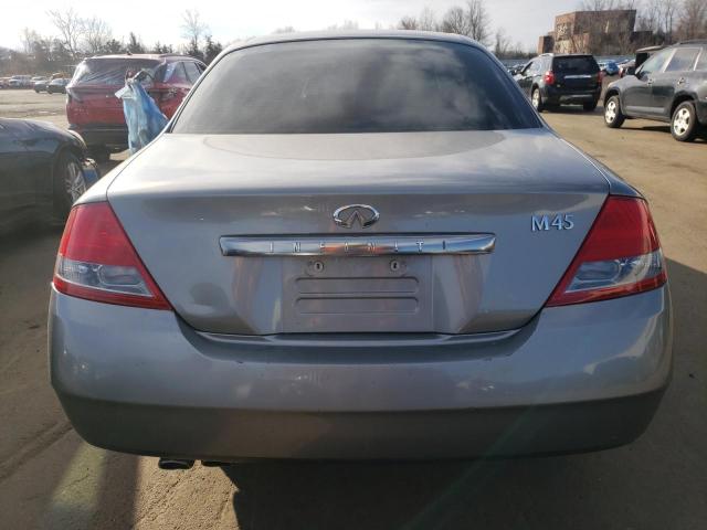 JNKAY41E33M000844 - 2003 INFINITI M45 GRAY photo 6