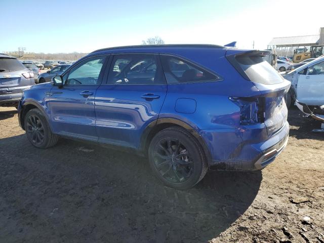 5XYRK4LFXPG242114 - 2023 KIA SORENTO SX BLUE photo 2