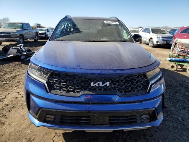 5XYRK4LFXPG242114 - 2023 KIA SORENTO SX BLUE photo 5