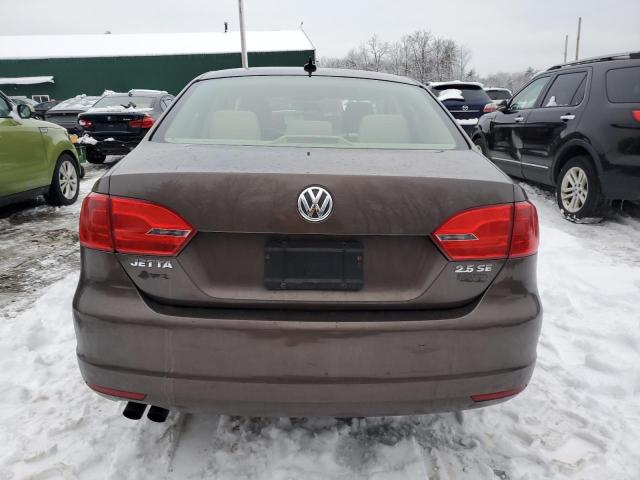 3VWDZ7AJ6BM338068 - 2011 VOLKSWAGEN JETTA SE BROWN photo 6