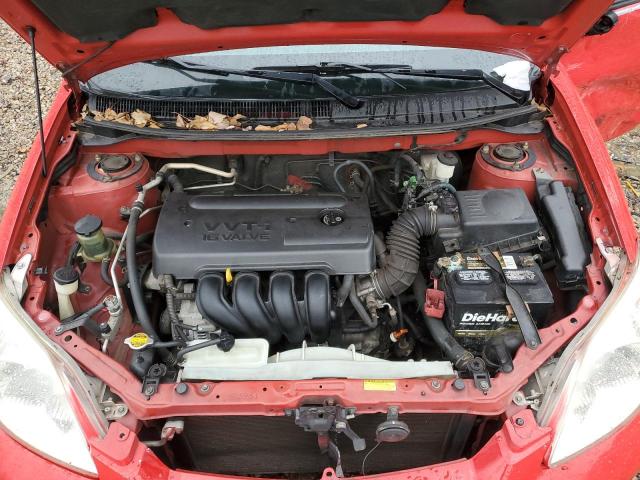 2T1KR32E75C499353 - 2005 TOYOTA COROLLA MA XR RED photo 11