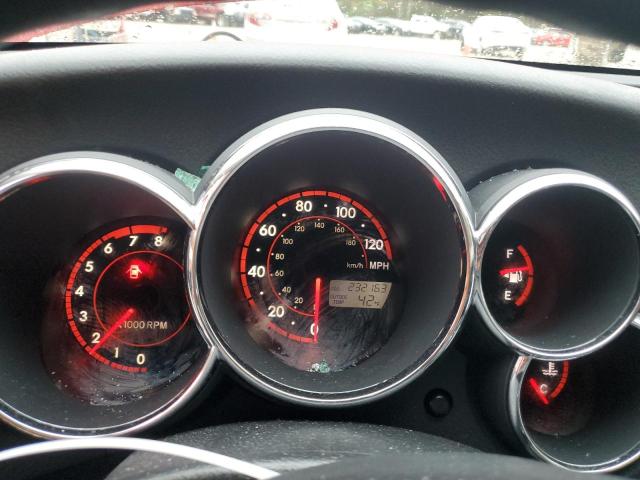 2T1KR32E75C499353 - 2005 TOYOTA COROLLA MA XR RED photo 9