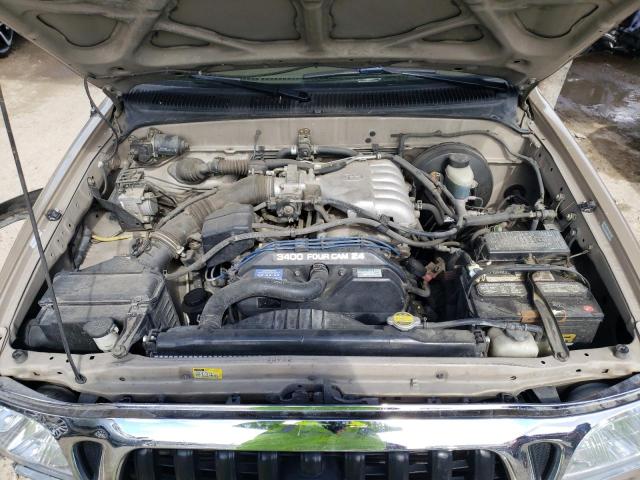 5TEGN92N64Z436399 - 2004 TOYOTA TACOMA DOUBLE CAB PRERUNNER GOLD photo 11