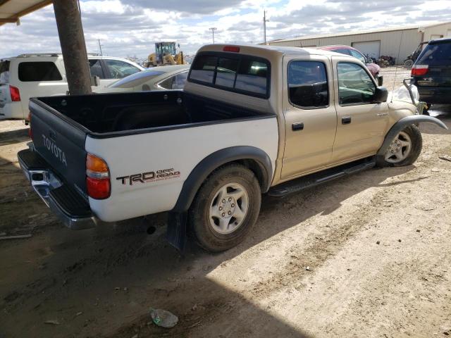 5TEGN92N64Z436399 - 2004 TOYOTA TACOMA DOUBLE CAB PRERUNNER GOLD photo 3