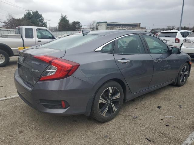 2HGFC1F92GH630302 - 2016 HONDA CIVIC TOURING GRAY photo 3