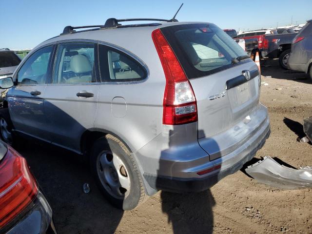 3CZRE3H38AG705970 - 2010 HONDA CR-V LX SILVER photo 2