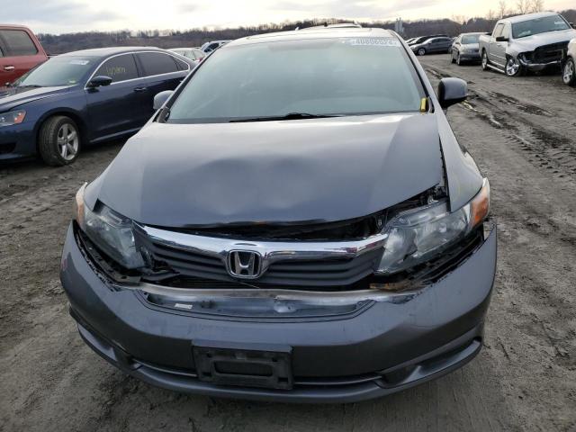 19XFB2F96CE041721 - 2012 HONDA CIVIC EXL GRAY photo 5