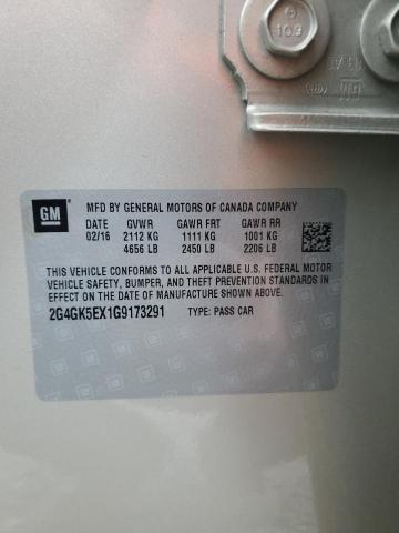 2G4GK5EX1G9173291 - 2016 BUICK REGAL 金色 照片 12