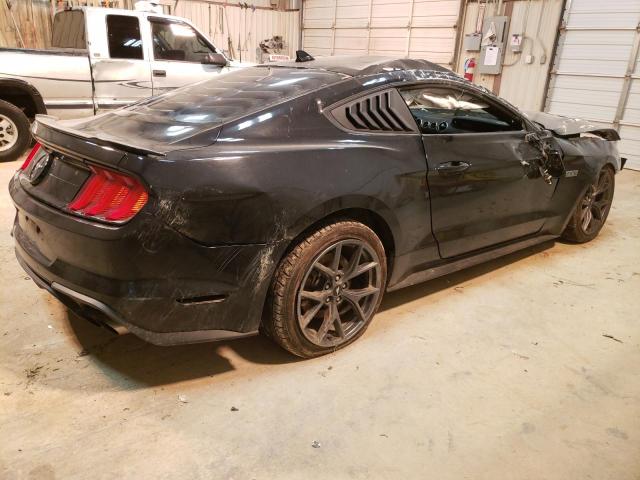 1FA6P8TD1M5117538 - 2021 FORD MUSTANG BLACK photo 3