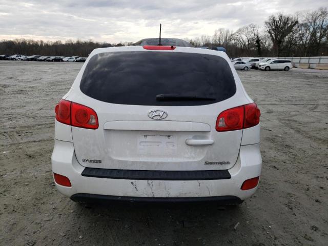 5NMSG13D48H212940 - 2008 HYUNDAI SANTA FE GLS WHITE photo 6