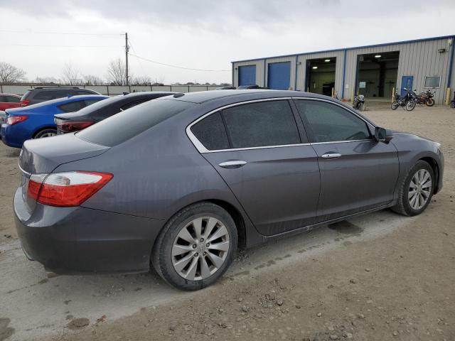 1HGCR2F85FA150783 - 2015 HONDA ACCORD EXL GRAY photo 3