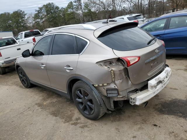 JNKAJ09F58M351160 - 2008 INFINITI EX35 BASE TAN photo 2