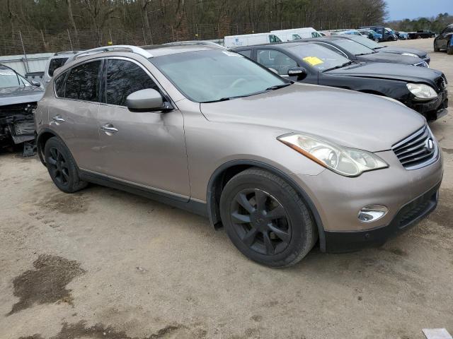 JNKAJ09F58M351160 - 2008 INFINITI EX35 BASE TAN photo 4