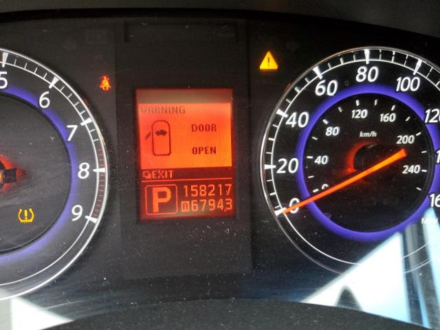 JNKAJ09F58M351160 - 2008 INFINITI EX35 BASE თაფლისფერი ფოტო 9