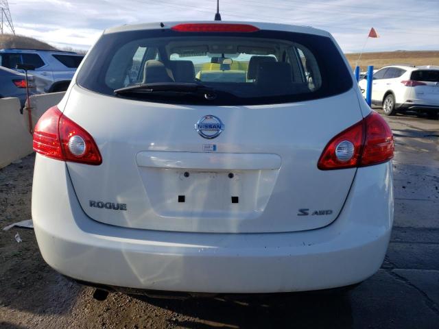 JN8AS58V19W445888 - 2009 NISSAN ROGUE S WHITE photo 6