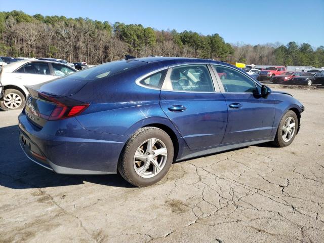 5NPEG4JA4MH070707 - 2021 HYUNDAI SONATA SE BLUE photo 3