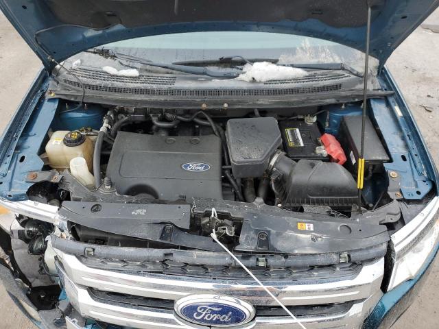 2FMDK3JC6BBA96090 - 2011 FORD EDGE SEL BLUE photo 11