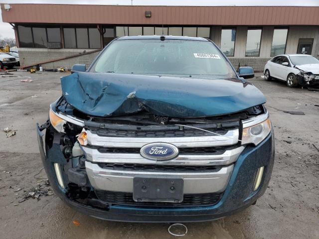 2FMDK3JC6BBA96090 - 2011 FORD EDGE SEL BLUE photo 5