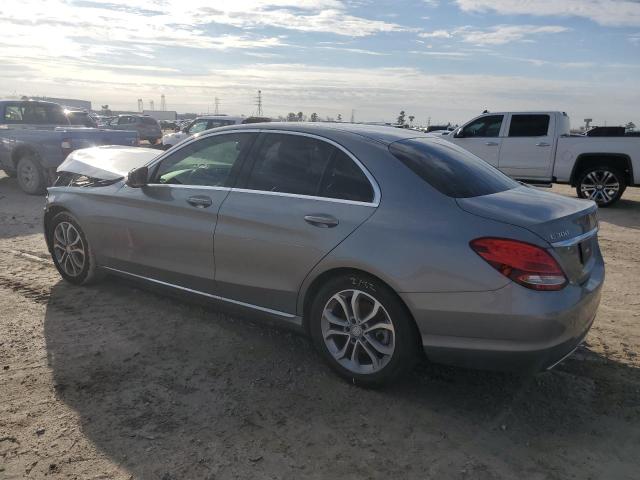 55SWF4JB2GU099947 - 2016 MERCEDES-BENZ C 300 SILVER photo 2