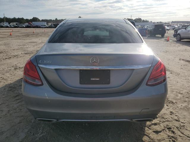 55SWF4JB2GU099947 - 2016 MERCEDES-BENZ C 300 SILVER photo 6