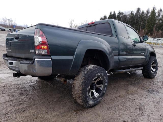 5TFUX4EN4BX003714 - 2011 TOYOTA TACOMA ACCESS CAB მწვანე ფოტო 3