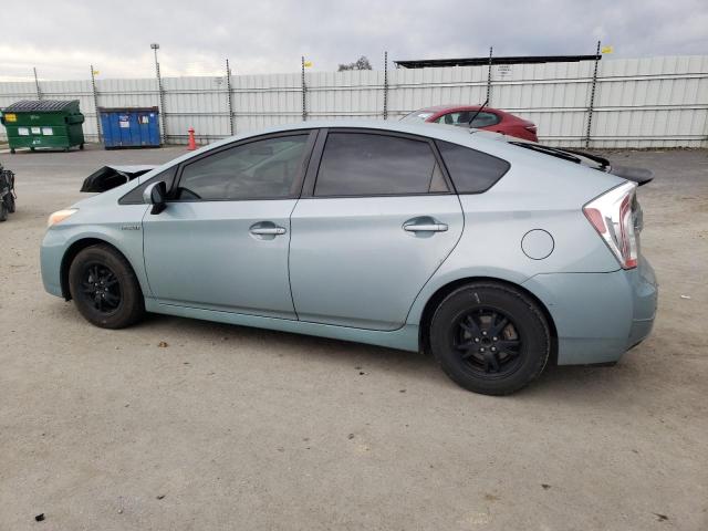 JTDKN3DU2C5519261 - 2012 TOYOTA PRIUS TEAL photo 2