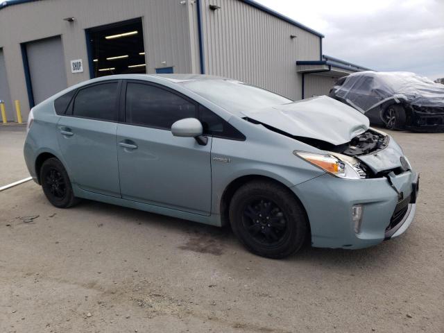 JTDKN3DU2C5519261 - 2012 TOYOTA PRIUS TEAL photo 4