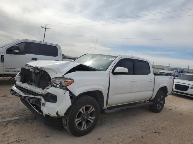 5TFAX5GN0KX140977 - 2019 TOYOTA TACOMA DOUBLE CAB WHITE photo 1