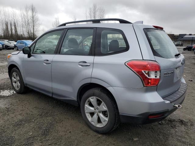 JF2SJABCXGH455440 - 2016 SUBARU FORESTER 2.5I SILVER photo 2