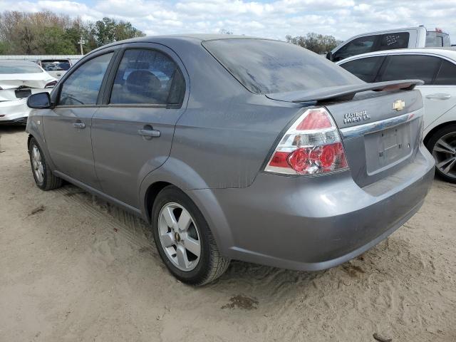 KL1TD56608B016622 - 2008 CHEVROLET AVEO BASE GRAY photo 2