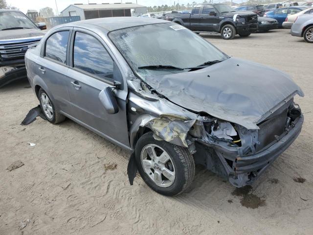KL1TD56608B016622 - 2008 CHEVROLET AVEO BASE GRAY photo 4