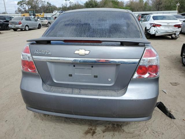 KL1TD56608B016622 - 2008 CHEVROLET AVEO BASE GRAY photo 6